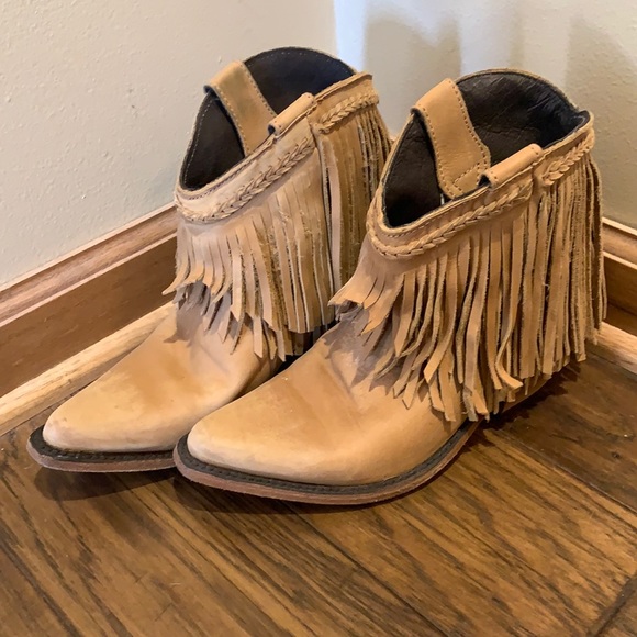 LIBERTY Black Shoes - Liberty Black fringe booties